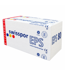 Polistiren expandat EPS 80 Swisspor 20 mm, 1000 x 500 mm